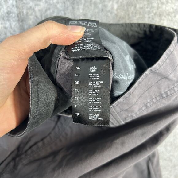 Kuhl Slax Pants Mens 38X32 Klassik Fit Pockets Stretch Straight Fit Gray Flaw - Picture 10 of 14